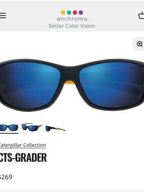 Men’s Blue Lens Sunglasses - CTS-Grader